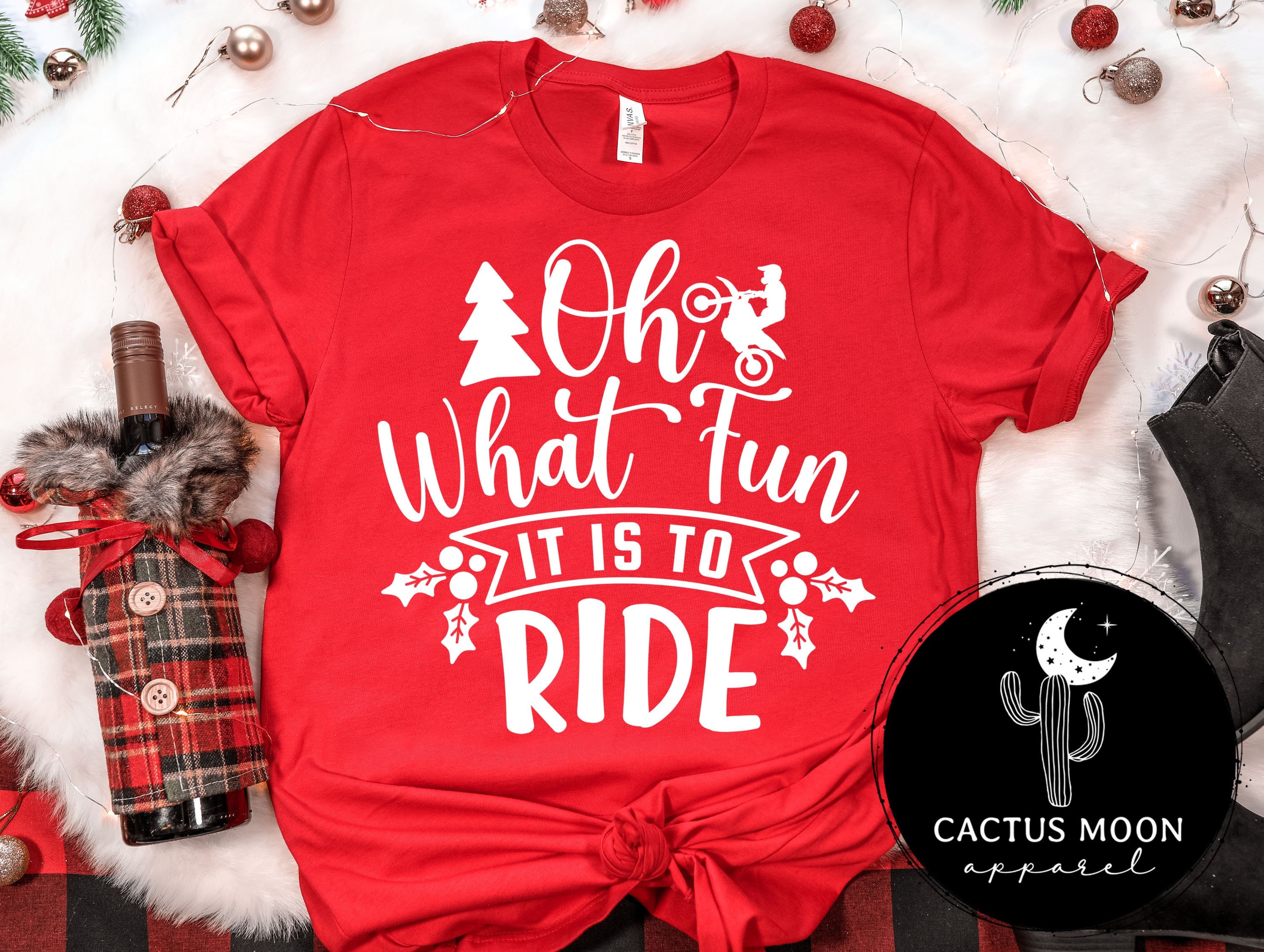 biker christmas shirts