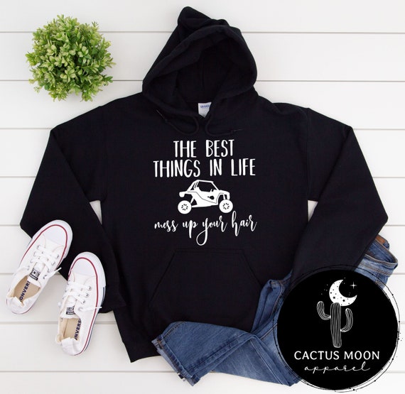 The Best Things In Life Mess Up Your Hair Snowmobiling T-Shirt The Best Things In Life Mess Up Your Hair Snowmobiling T-Shirt