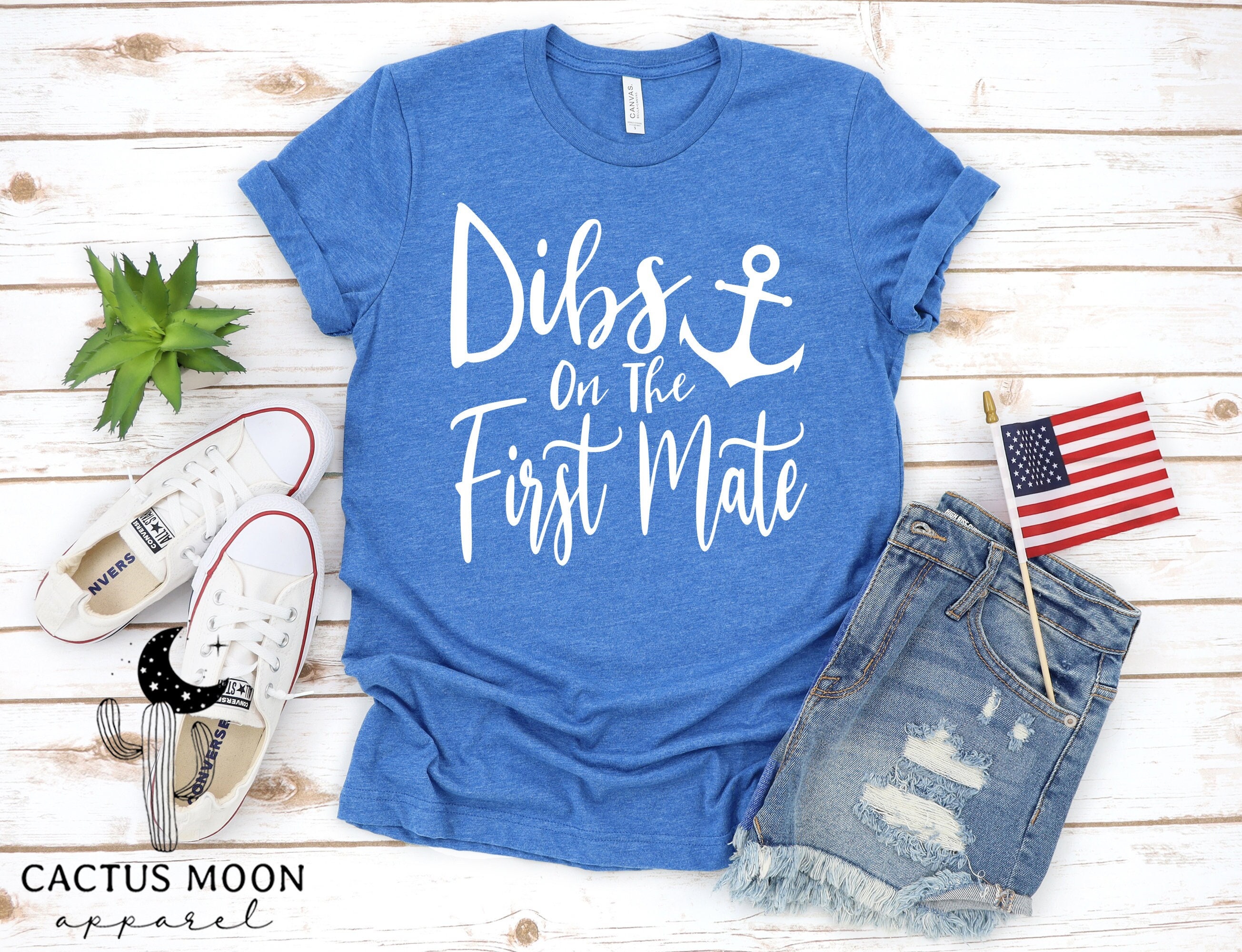 Dibs on the First Mate Shirt, Adult Short Sleeve, V-neck, Long Sleeve T ...