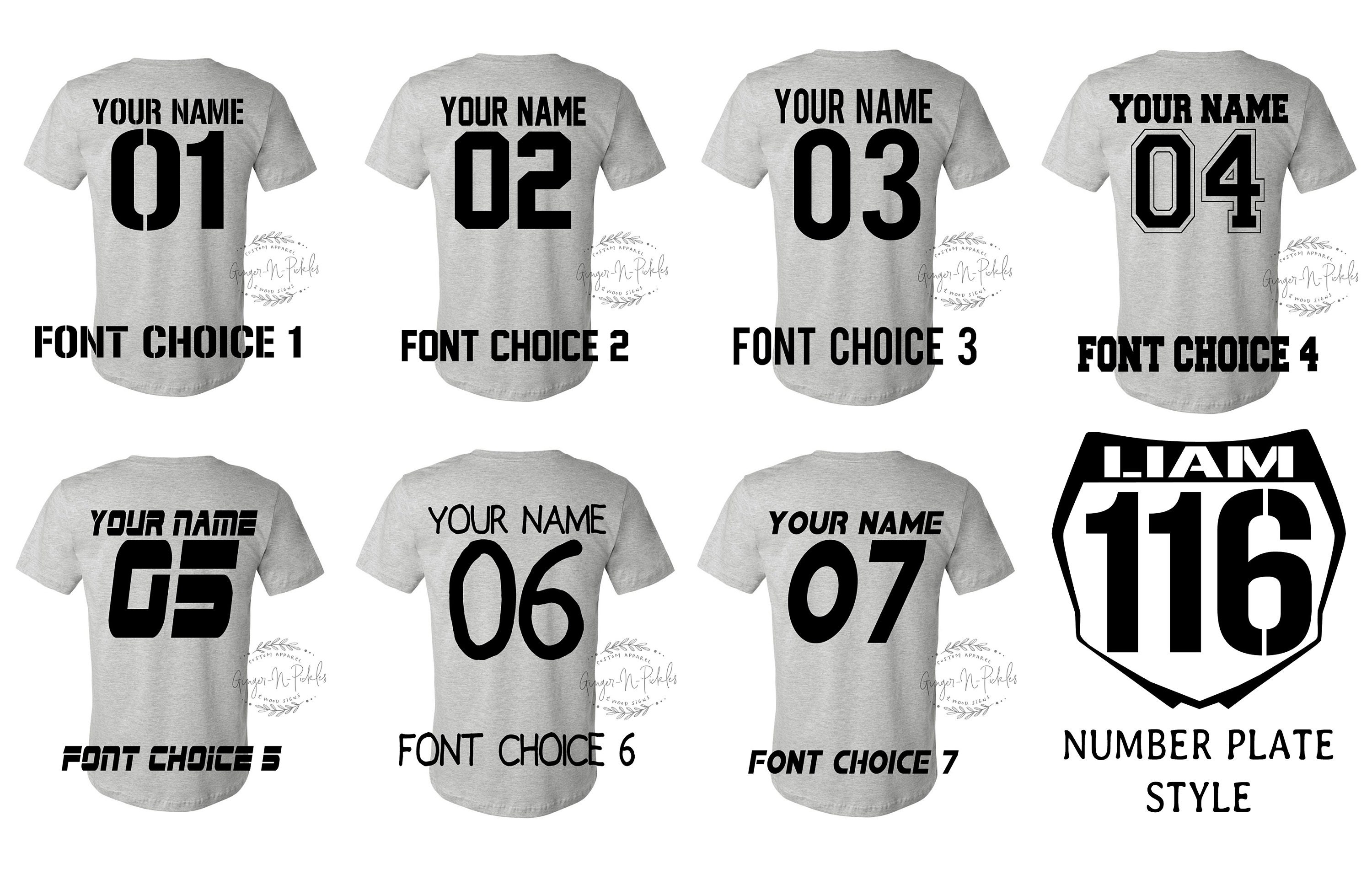 Custom Your Name and Number Unisex Long Sleeve Flannel Shirt Etsy