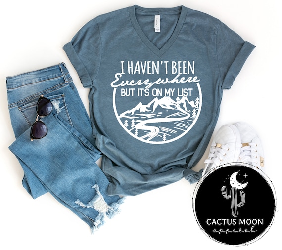 I Haven't Been Everywhere But It's On My List Compass Tee I Haven't Been Everywhere But It's On My List Compass Tee