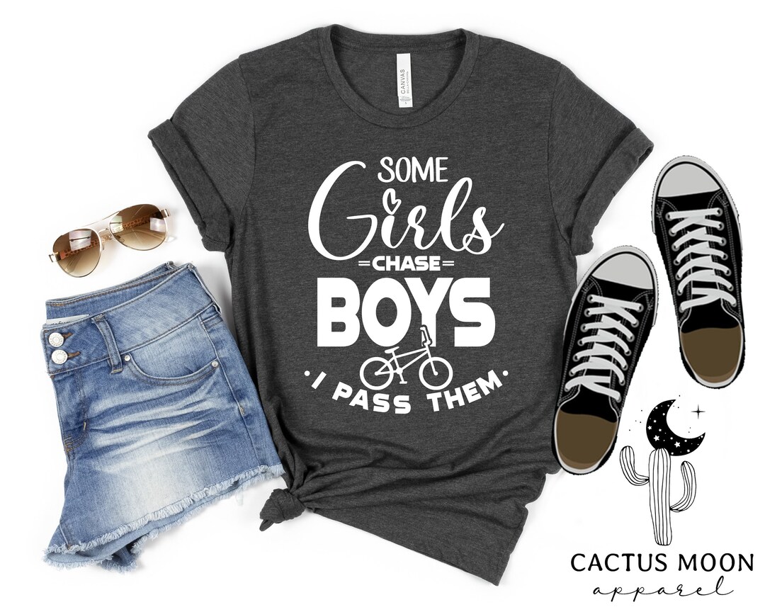 Some Girls Chase Boys But I Race Them Crop Top Hoodie