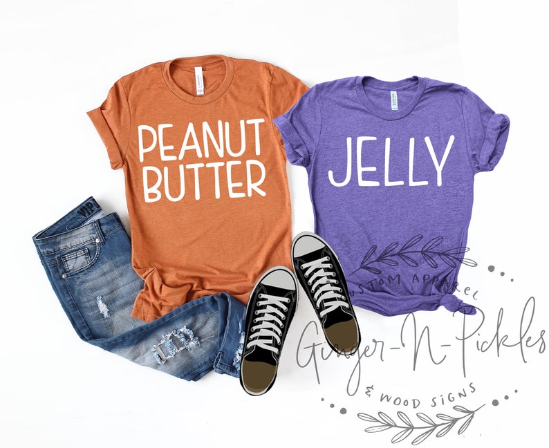 peanut butter and jelly twin shirts
