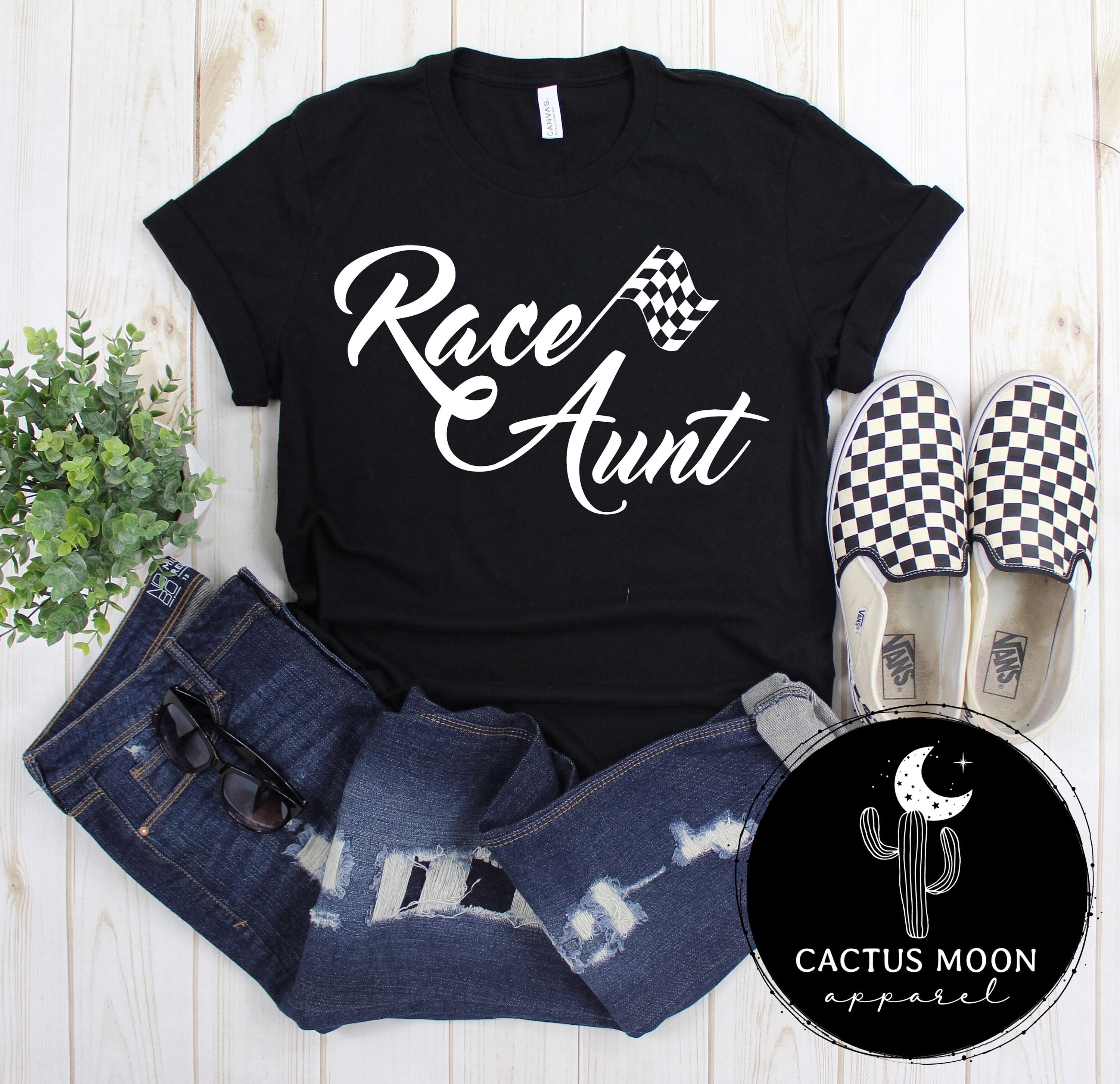 Race Aunt Shirt Adult Short or Long Sleeve Dirt Bike Shirt | Etsy