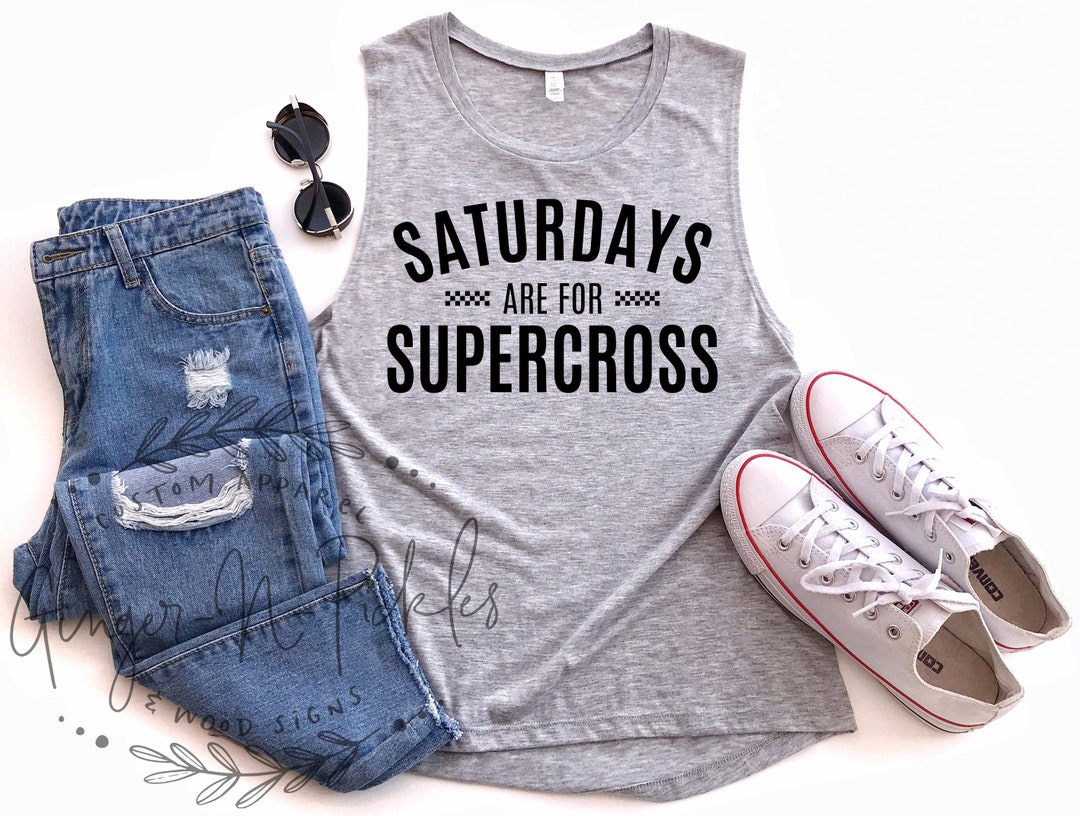 Saturdays Are For Supercross Crewneck