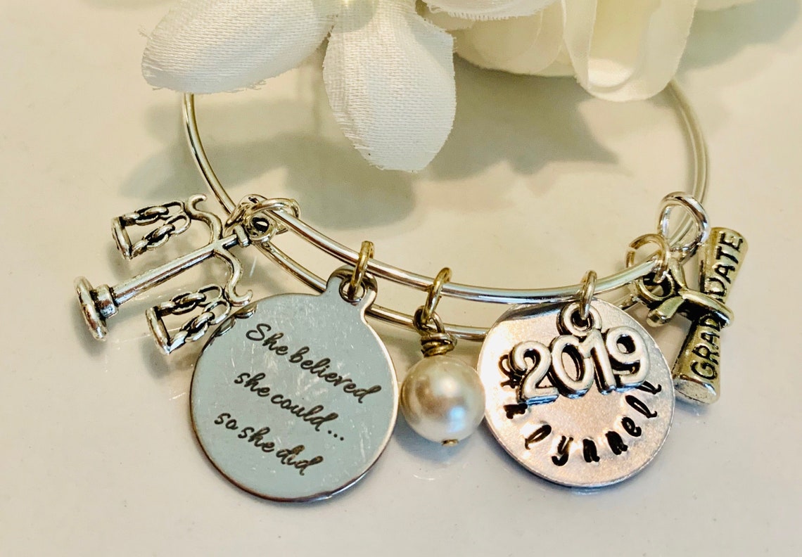 Graduation Bracelet Law School Graduation JD Degree Bar Etsy
