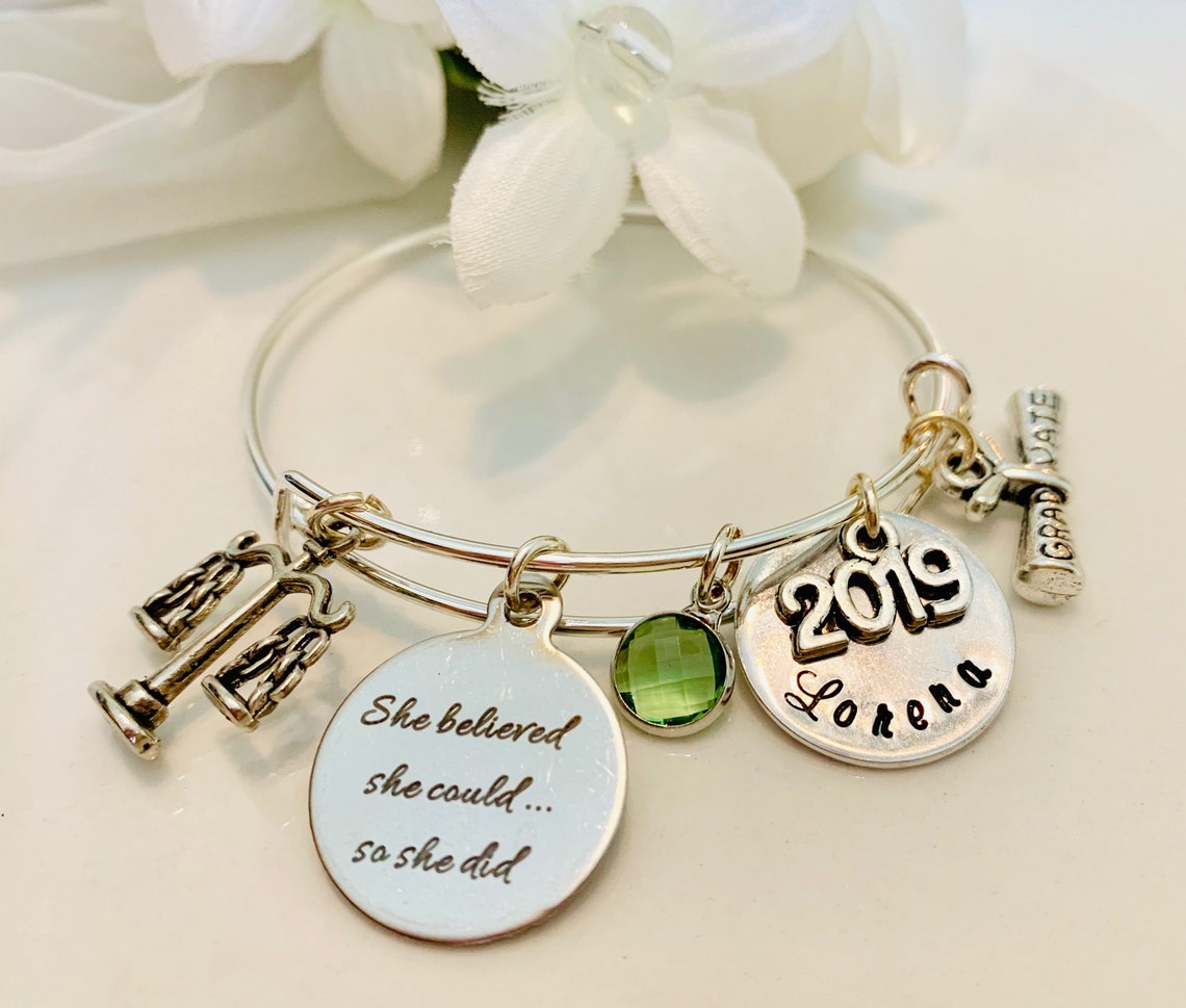 Graduation Bracelet Law School Graduation JD Degree Bar Etsy