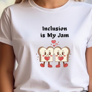 Inclusion Is My Jam T-Shirt, Neurodiversity Tee, SPED Teacher Gift, Autism Awareness, Support Autism, Inclusion Advocate shirt,Inclusion Tee