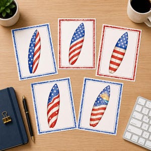 Usa Surfboard Flag - Etsy
