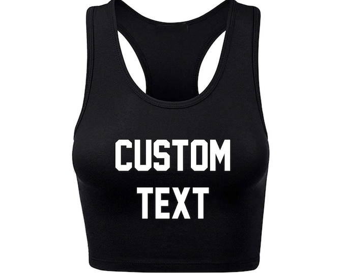 Custom Racer Back Crop