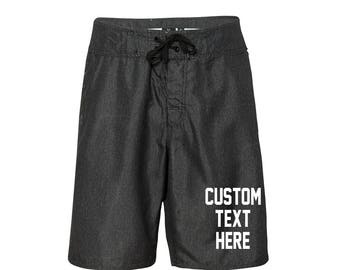 US Coast Guard Mens Boardshorts Swim Trunks Beach Athletic Shorts