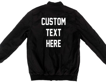 custom made bomber jackets