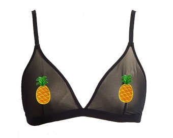 pineapple bralette