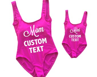 matching birthday swimsuits