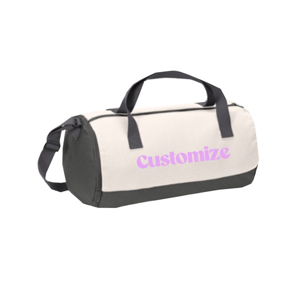 Barrel duffel deals bag