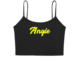Custom spaghetti strap tank tops hot sale