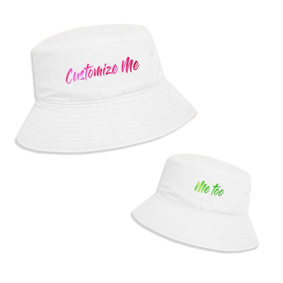 Youth Toddler Bucket Hats Custom Text 