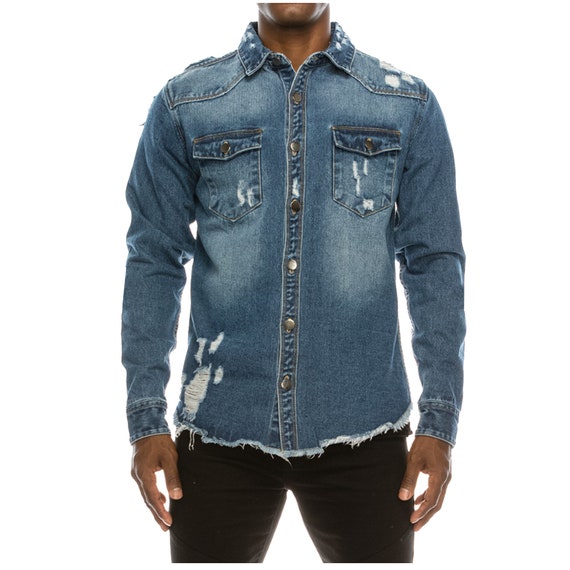 Ripped jeans shop shirt