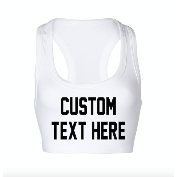 customized sports bra