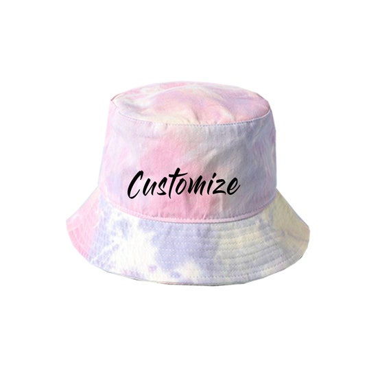 bucket hat with tie