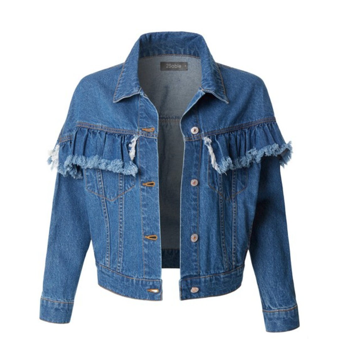 トップス Lafayette Washed Denim Anorak Jacket Lafayette LF Logo Washed Denim Coach Jacket Denim