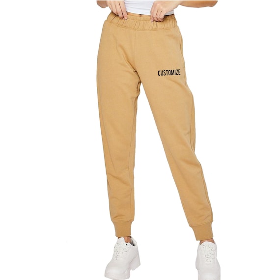 Customized Tan Sweat Pants Business 