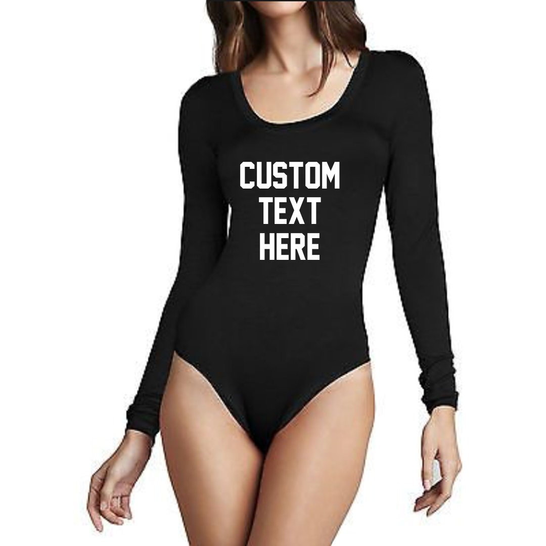 LONG SLEEVE BODYSUIT - BLACK – Unlabeled