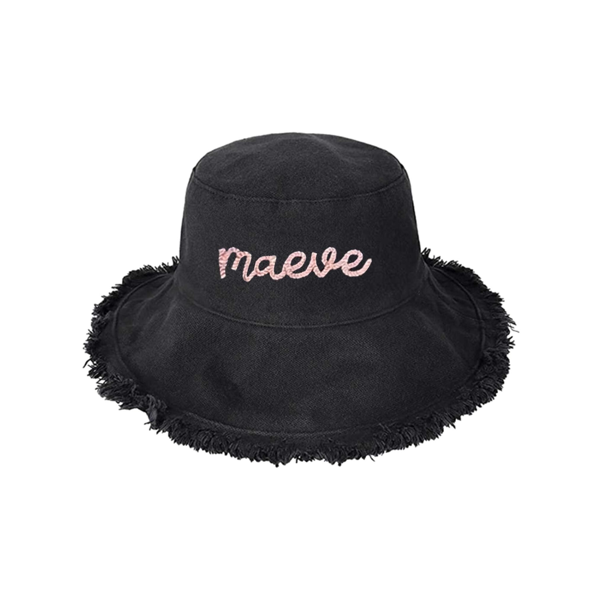 Custom Text Oversized Distressed Bucket Hat Bachelorette Party Favors Beach Vacation Personalized Distressed Frayed Edge Sun Cap Logo Etsy UK