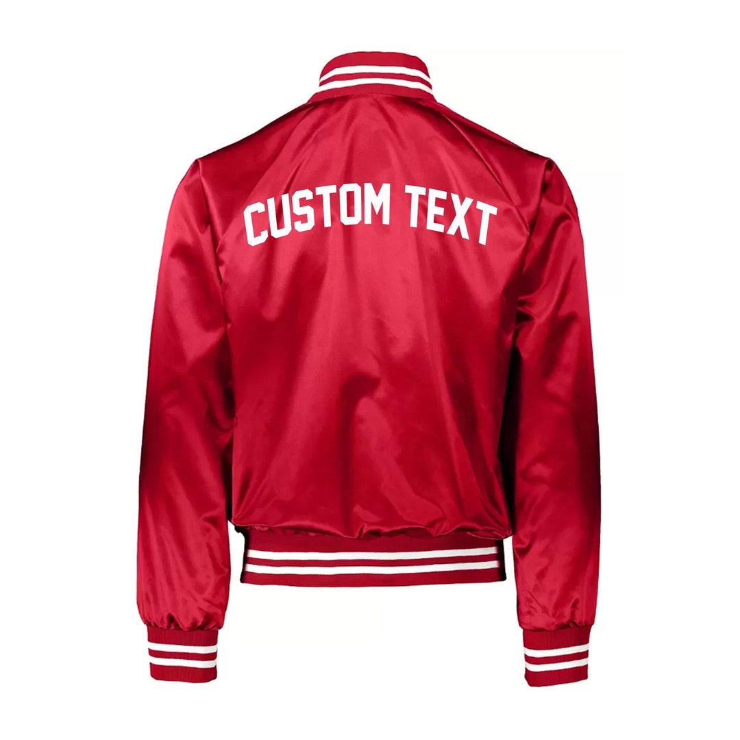 Varsity red jacket hotsell