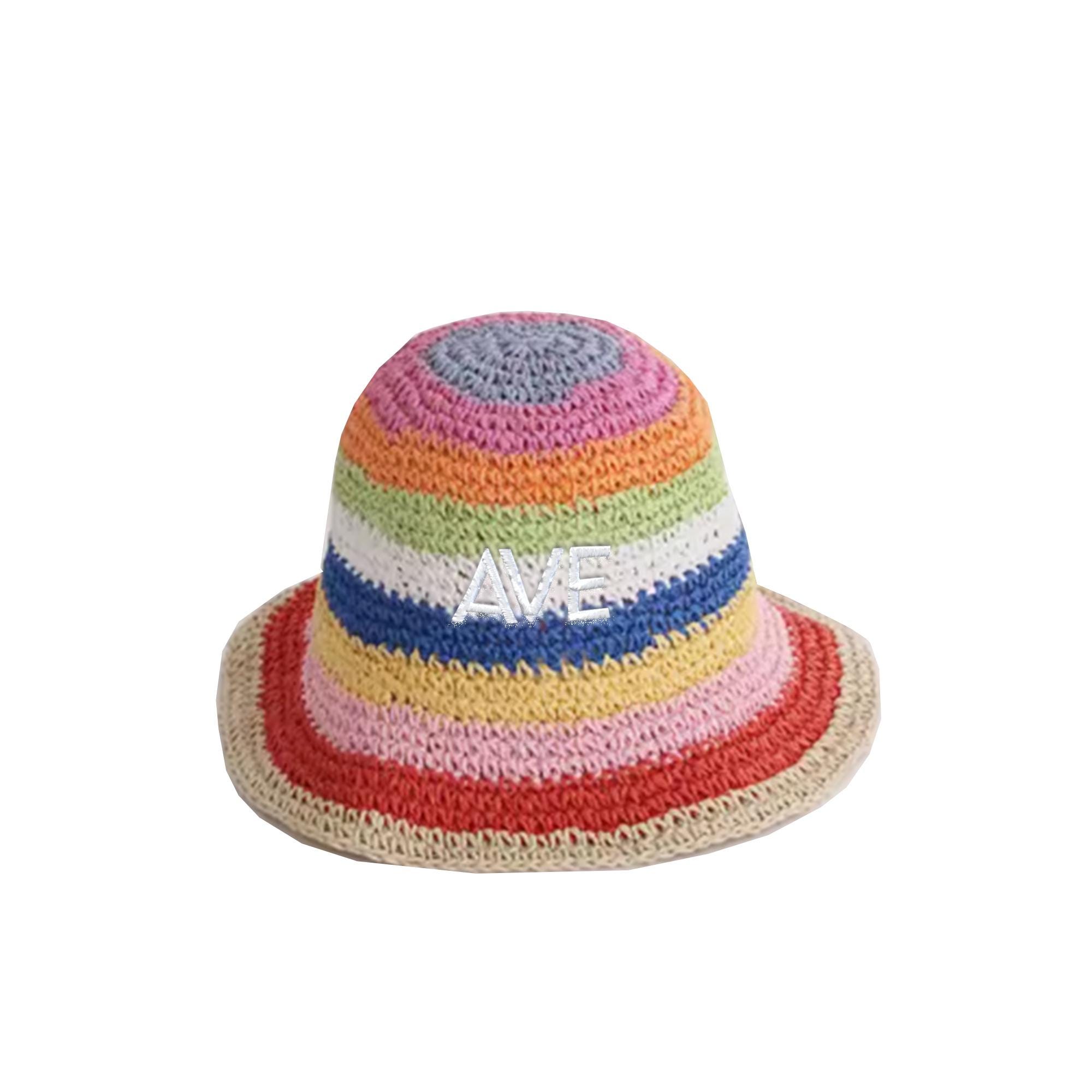 VTG Rainbow Sash Woven Hat Vintage Hawaii Rainbow Warriors Starter Brand Strap Hat  main image 4