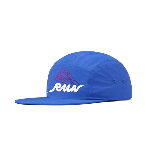 Cappello da campeggio in nylon a colori personalizzati, berretto regolabile in nylon a 5 pannelli, cappello leggero con grafica personalizzata, logo aziendale, berretto da corsa all'aperto