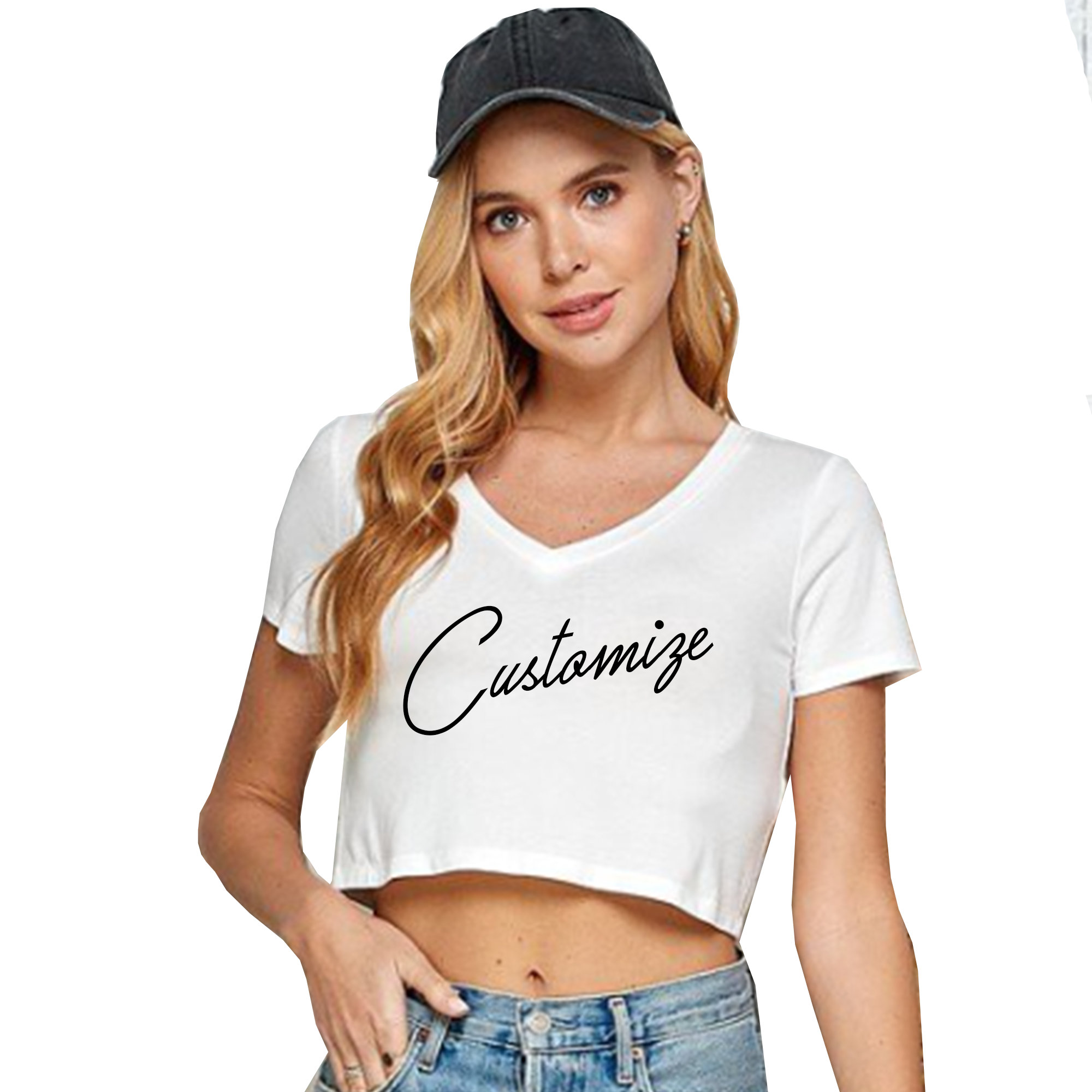 Personalized crop tops sale