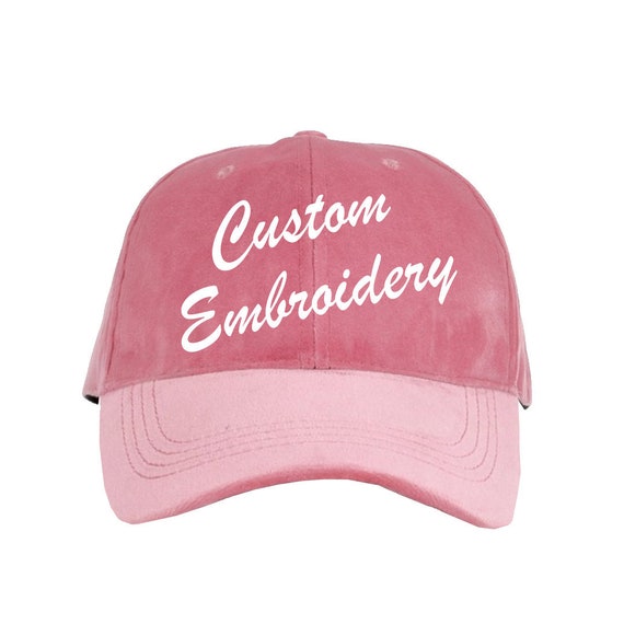 Custom Text Embroidered Dusty Pink 