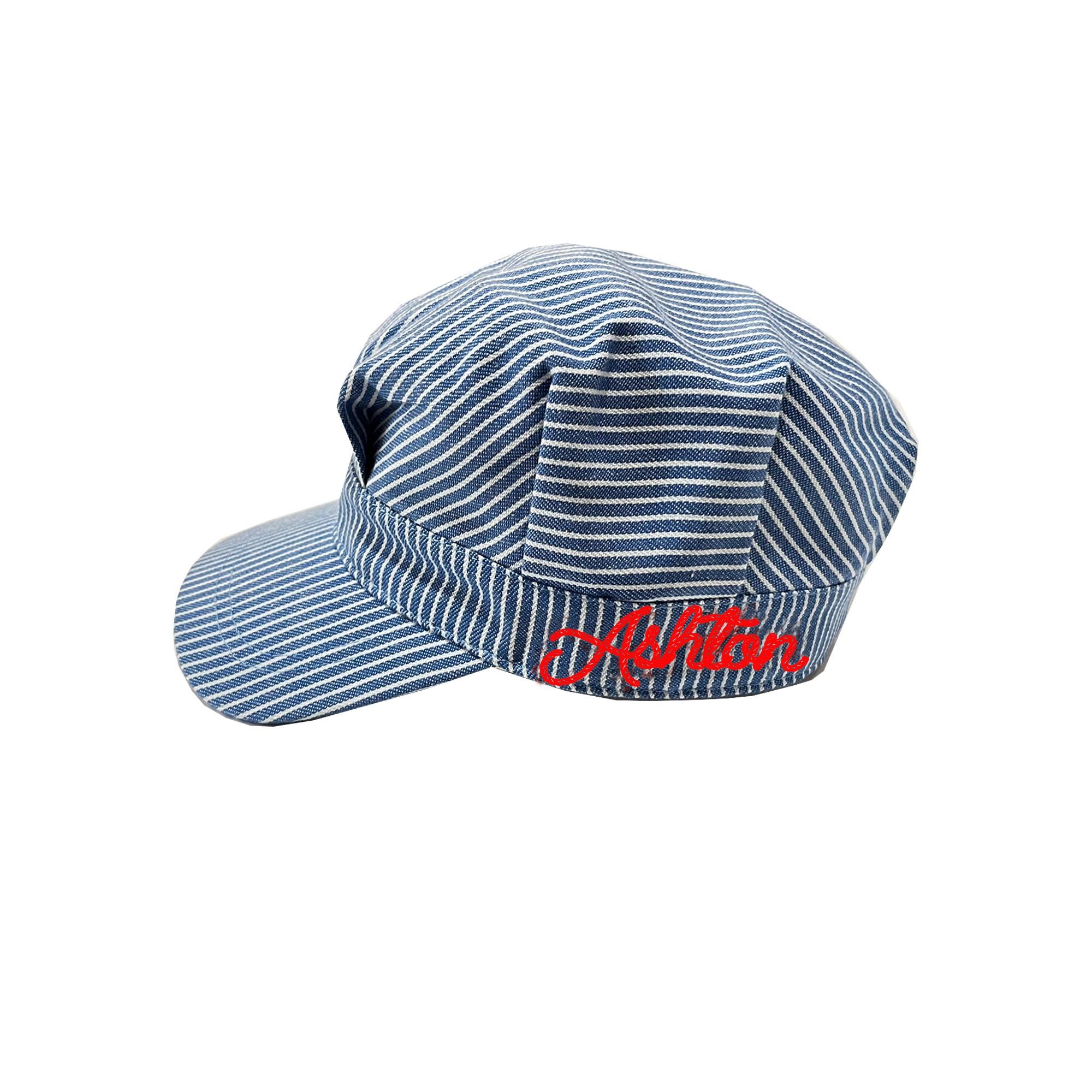 Personalized Train Conductor Hat