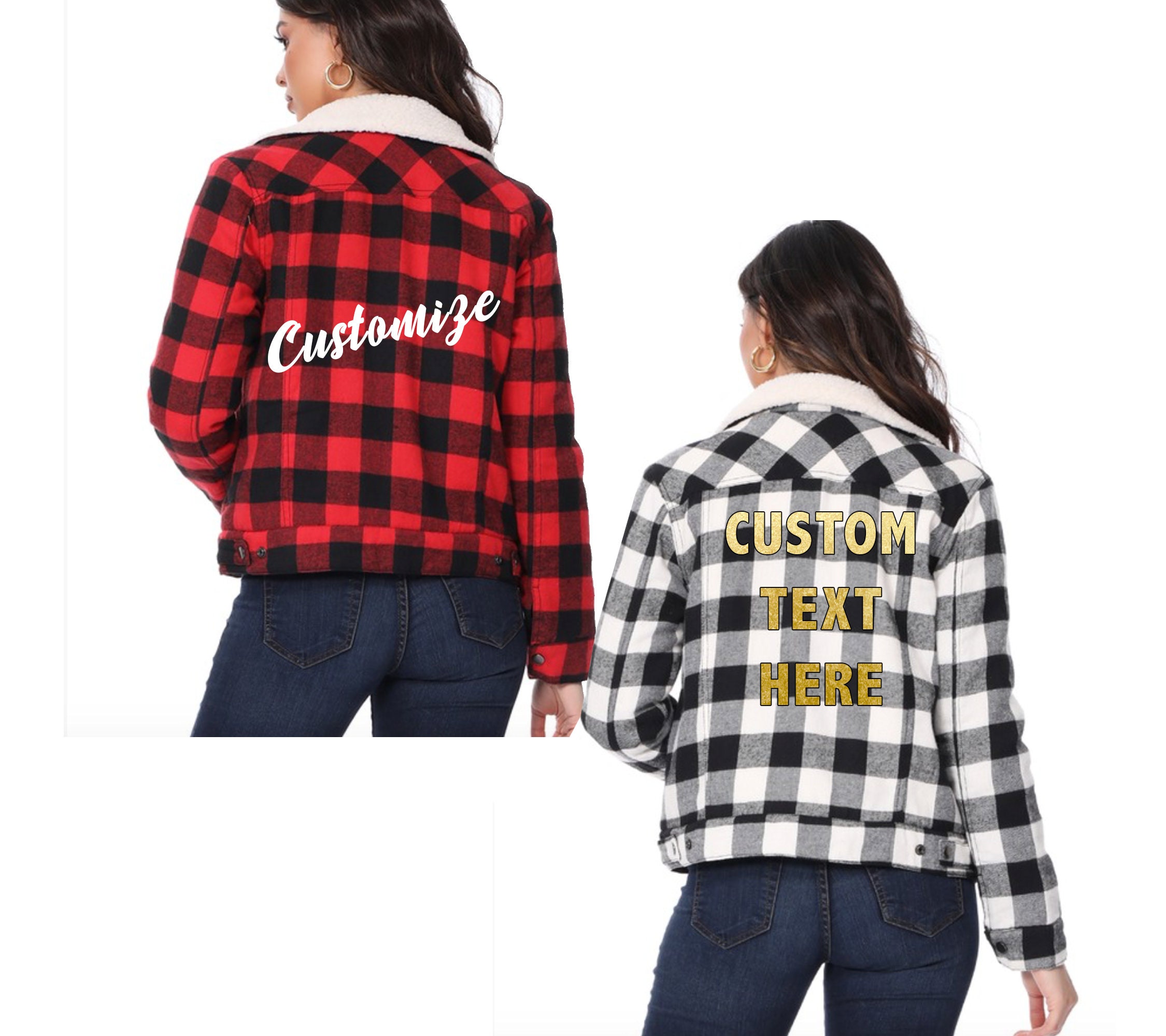 Buffalo Plaid Zip Up - Etsy