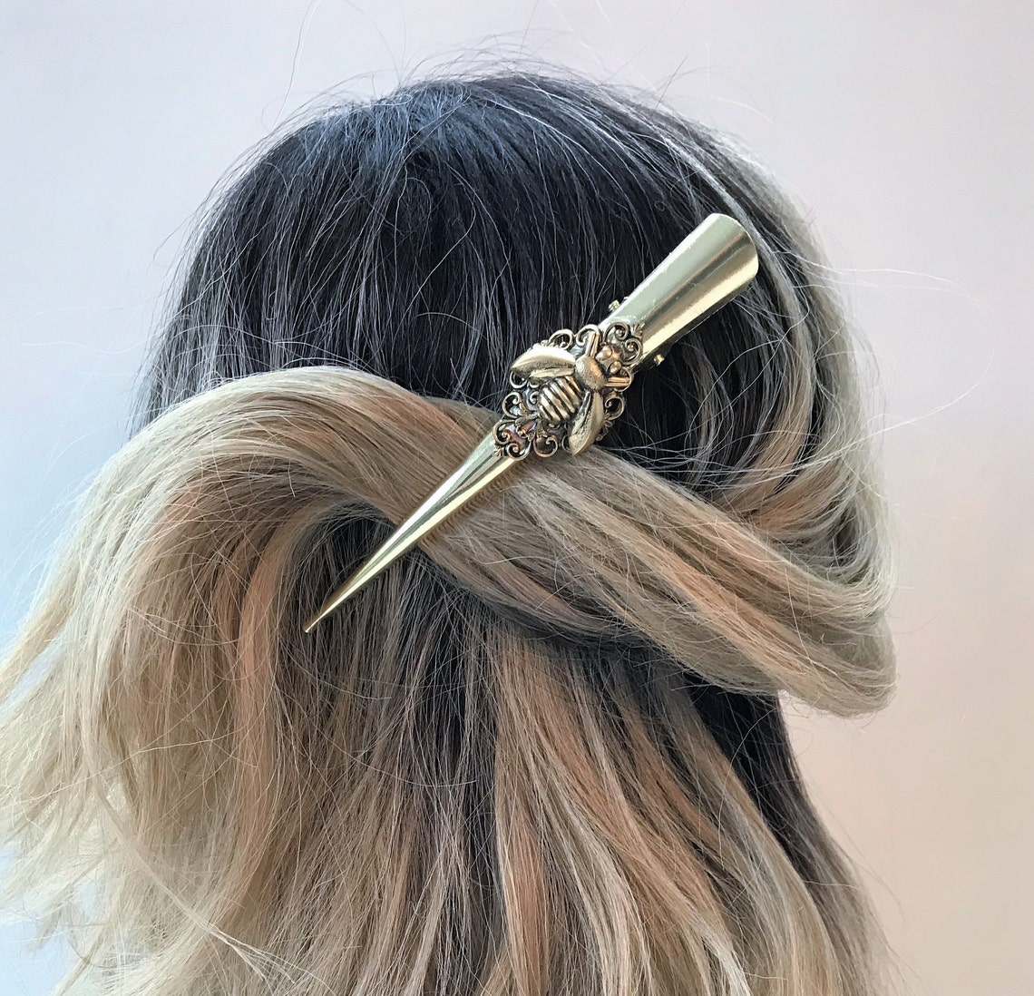 Bee hair Beak Bee Duckbill hair clip bee alligator clip Etsy