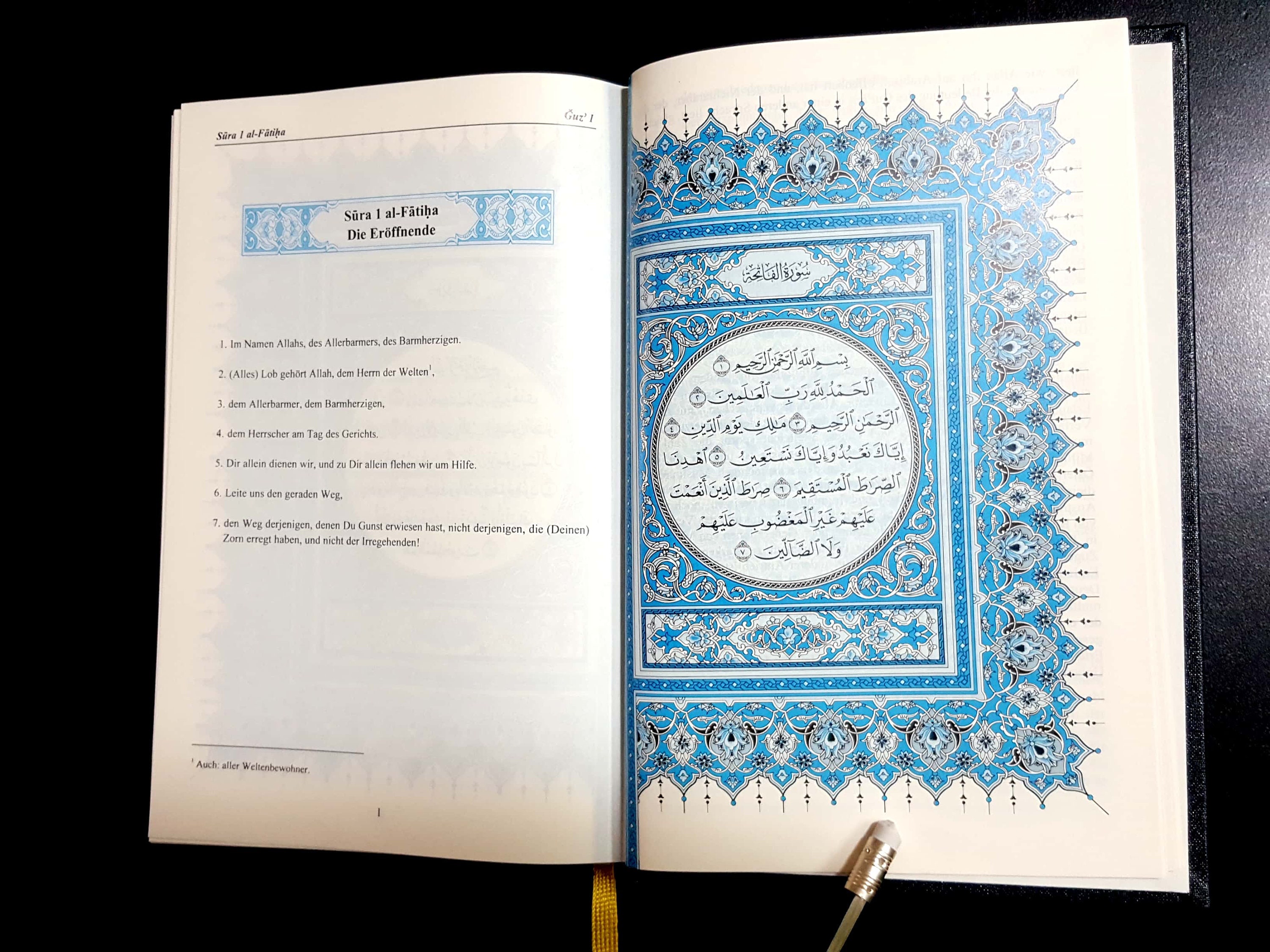 The holy Quran Koran. Deutsche German Translation. P in | Etsy.de
