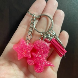 T-Rex Resin Keychain| Mini T-Rex Keychain| Dino keychain| Dinosaur Keychain | T-rex | Backpack Charm|