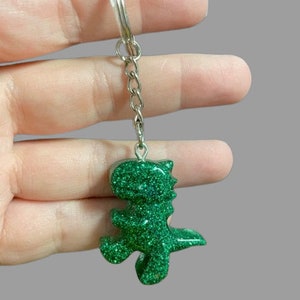 T-Rex Resin Keychain| Mini T-Rex Keychain| Dino keychain| Dinosaur Keychain | T-rex | Backpack Charm|