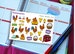 Chickens! Decorative Sheet Planner Calendar Stickers for Homesteading Backyard Farms Super Cute Fun Glossy and Matte Fit Erin Condren-K014 