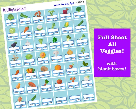 Full Sheet Variety Sheets Square Foot Gardening Planner Etsy