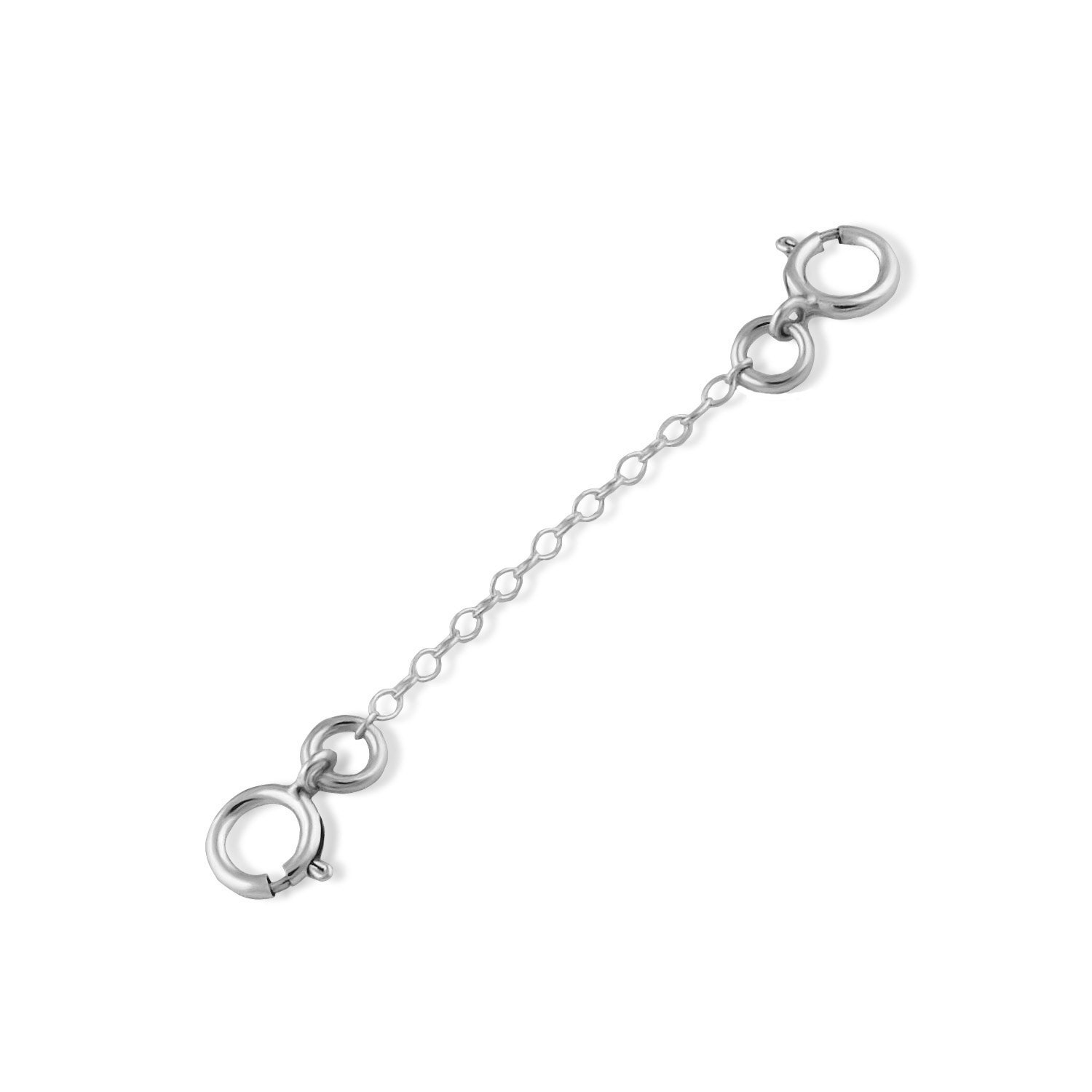  Magnetic Necklace Clasps and Closures, 925 Sterling Silver  Magnetic Clasps for Necklace Bracelet, Silver Strong Double Spring Clasps  for Jewelry Making Supplies Chain Connector Necklace Extender