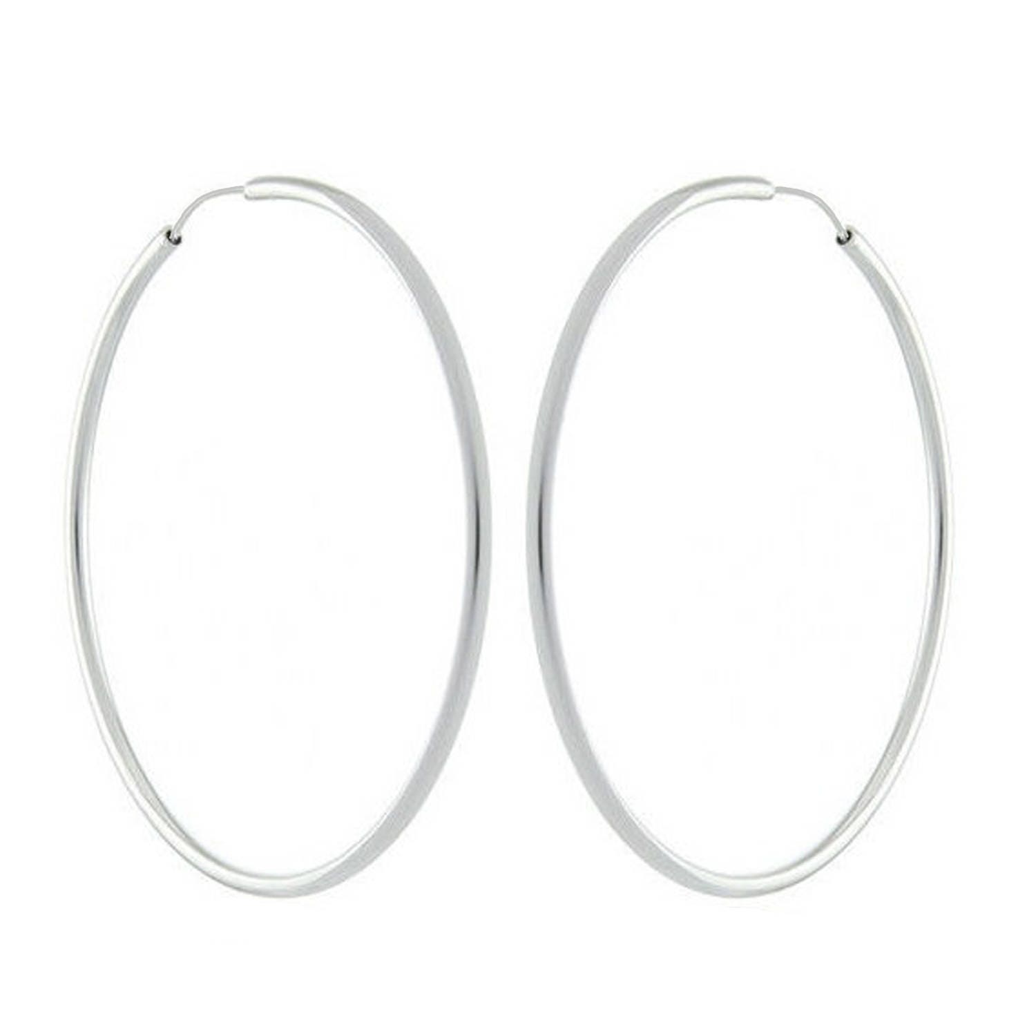 Share more than 153 ladies silver hoop earrings best - esthdonghoadian