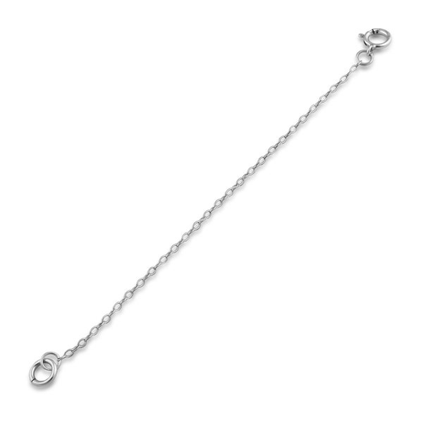 Sterling Silver 1mm Necklace Extender Chain | Extension Chain For Your Necklace, Bracelet, Anklet And Other Jewelry