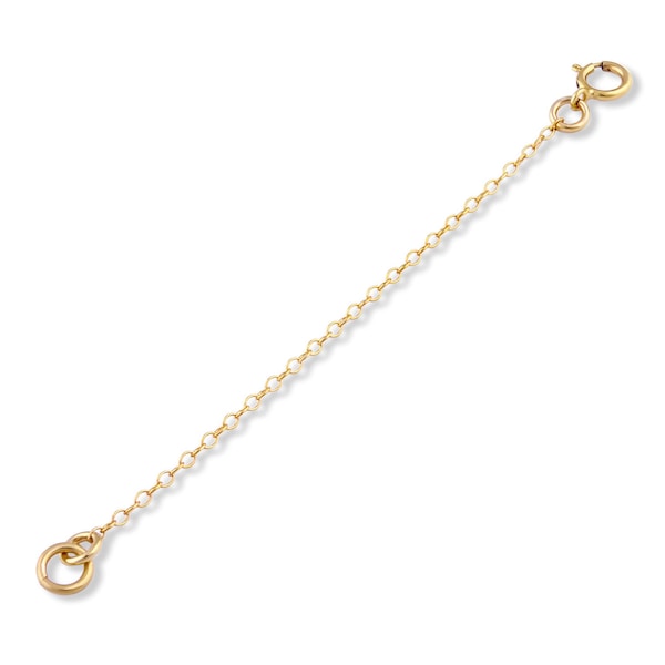 14k Gold Filled 1mm Necklace Extender Chain | Extension Chain For Your Necklace, Bracelet, Anklet And Other Jewelry