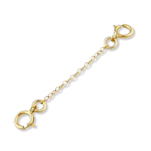 14k Gold Filled 1mm Bracelet Safety Chain | Safety Chain For Your Bracelet, Necklace, Anklet And Other Jewelry