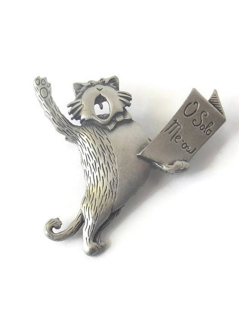 Broche Boutique Argent Cristal Chaton Broche Chat Broche Broche Boutique Argent Cristal Chaton Broche Chat Broche