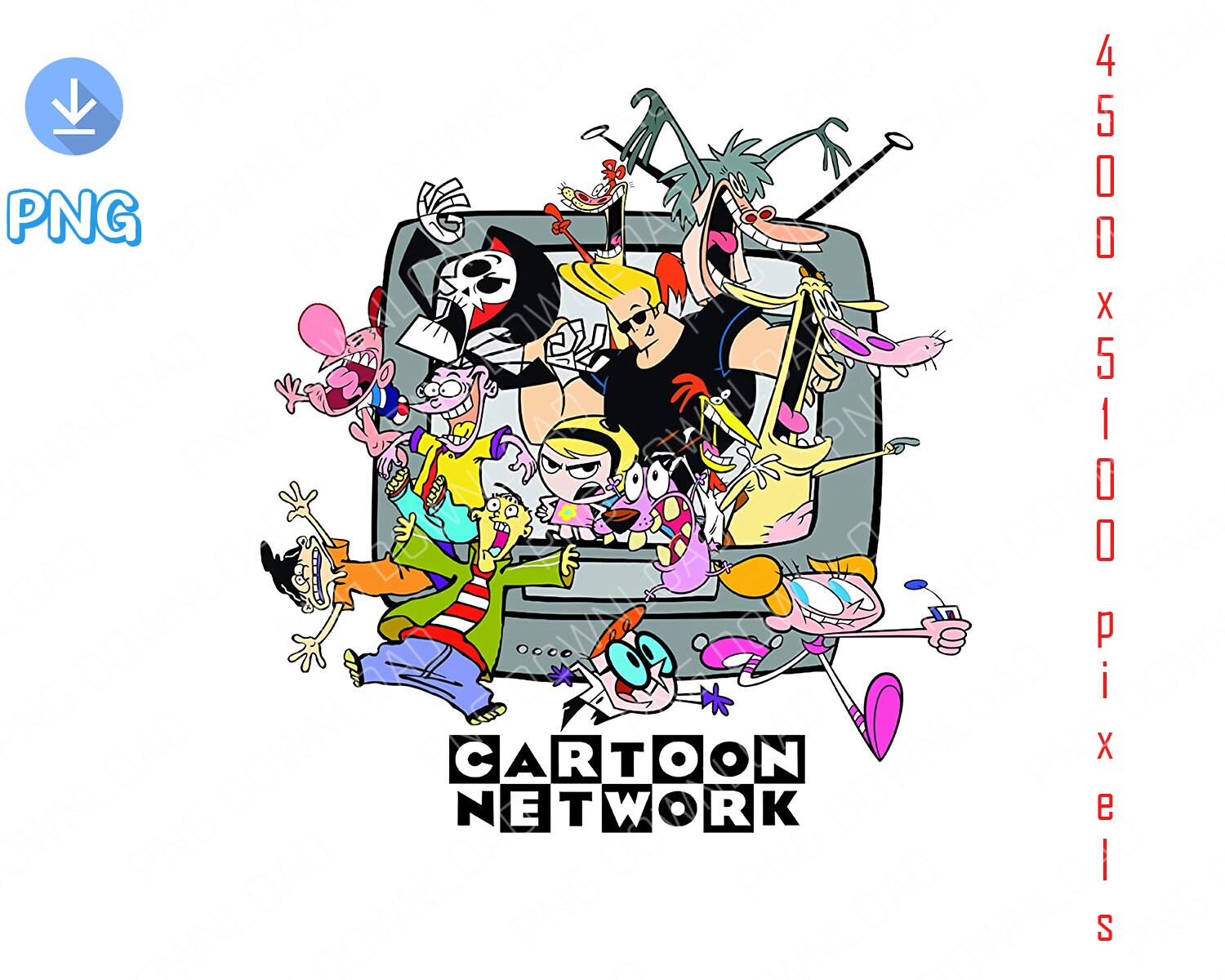 Cartoon Network Dowload File Png - Etsy