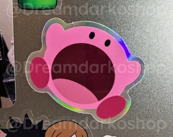 Holo Kirbo Stickers