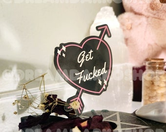 Get F*cked heart sticker